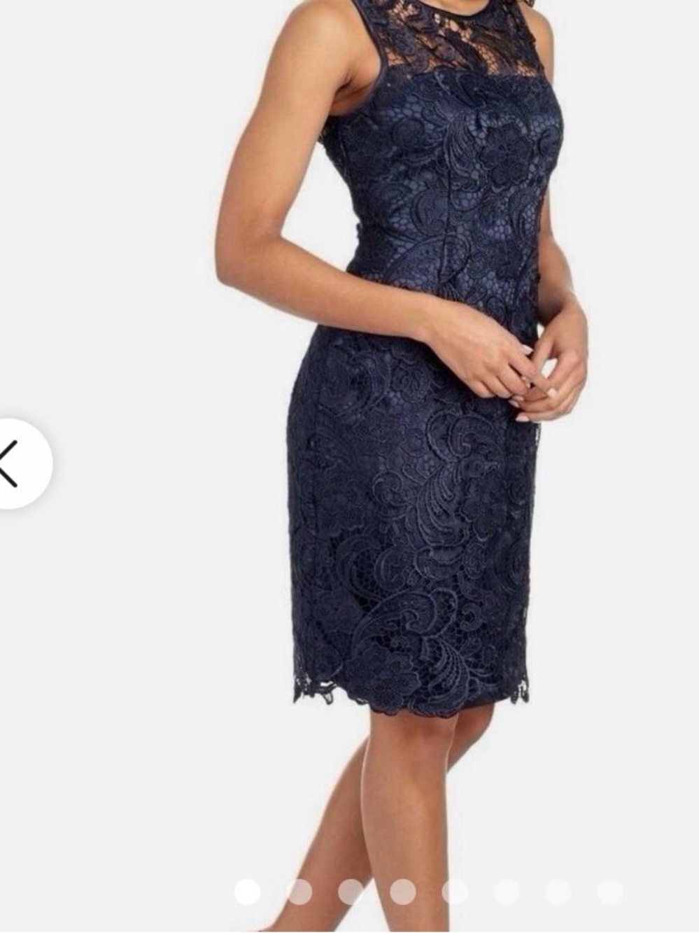 Adrianna Papell Women's Navy Size 14 Formal Wedding Guest